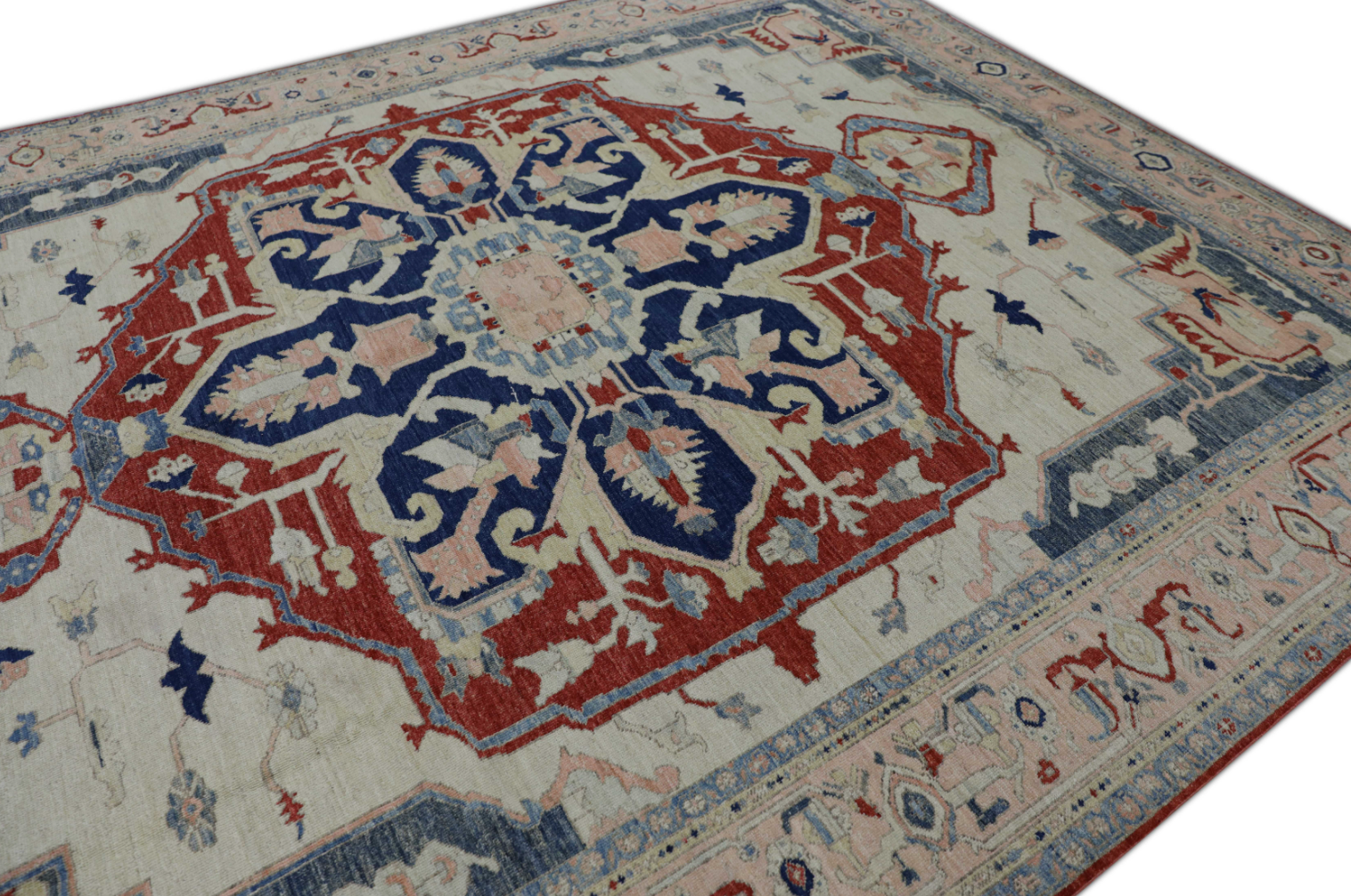Turkish Antique Look Oushak Rug 9'6" x 12'5"  #181