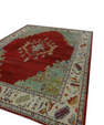 Turkish Old Wool Oushak Rug 9'4" x 12'6"  #179