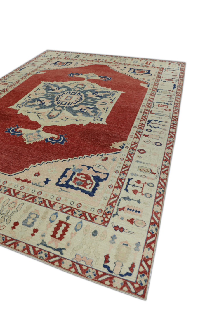 Turkish Antique Look Oushak Rug 9' x 12'4"  #228