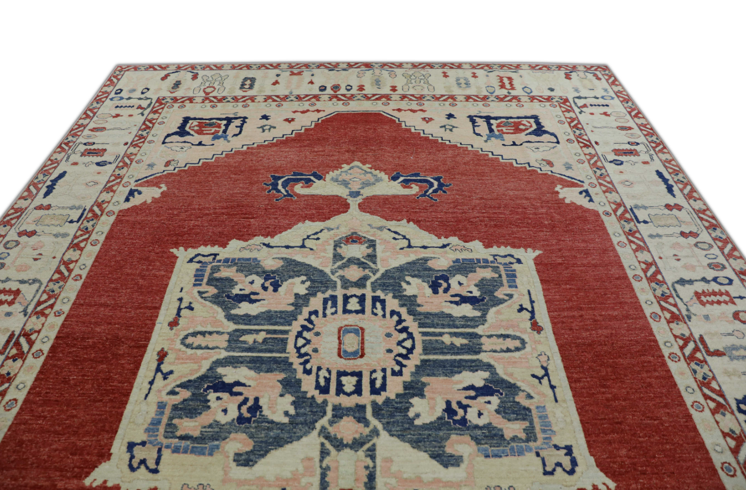 Turkish Antique Look Oushak Rug 9' x 12'4"  #228