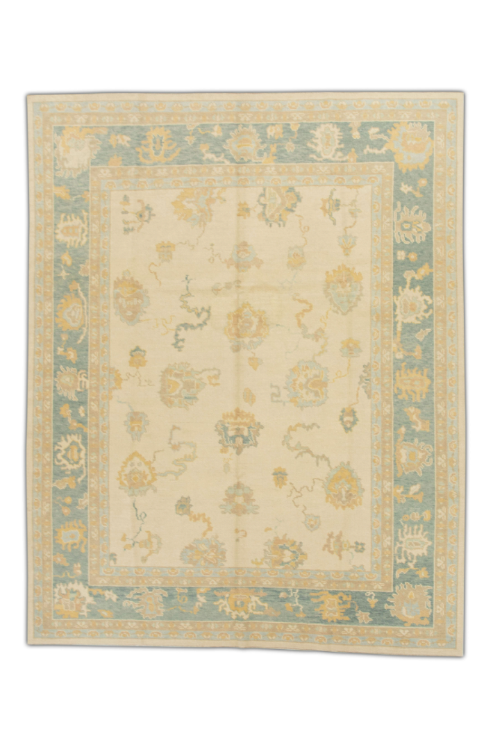 Turkish Oushak Rug 7'10" x 10'2" #1420