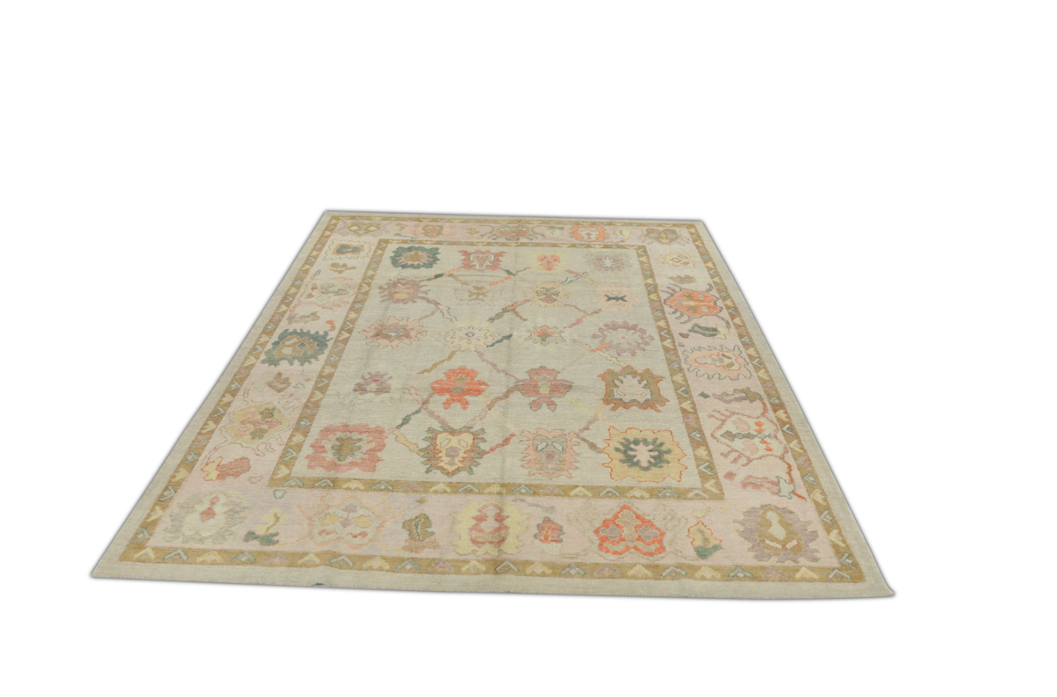 Turkish Oushak Rug 8'6" x 10'3" #1418