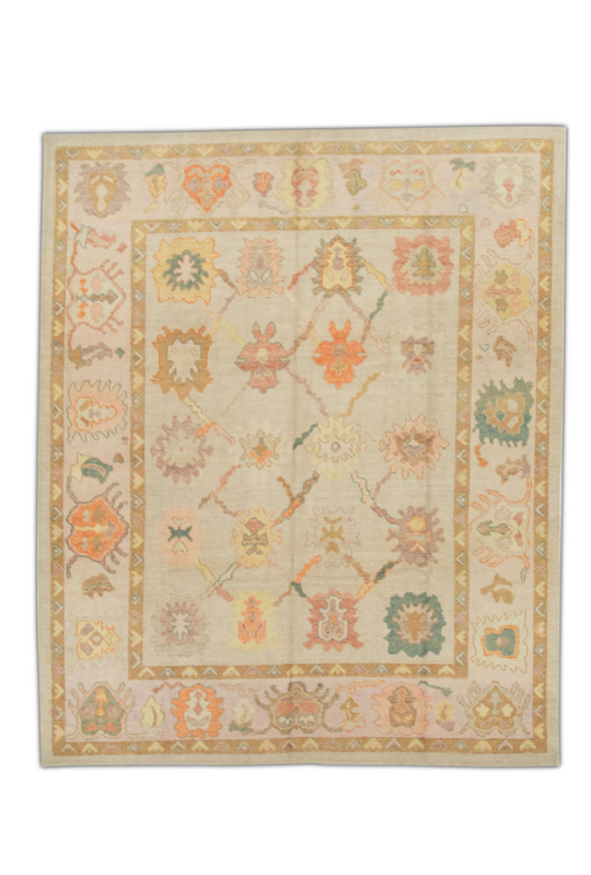 #1418 Turkish Oushak 8'6" x 10'3"