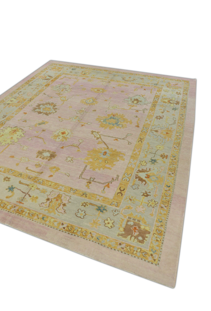 Turkish Oushak Rug 8'5" x 9'10" #378
