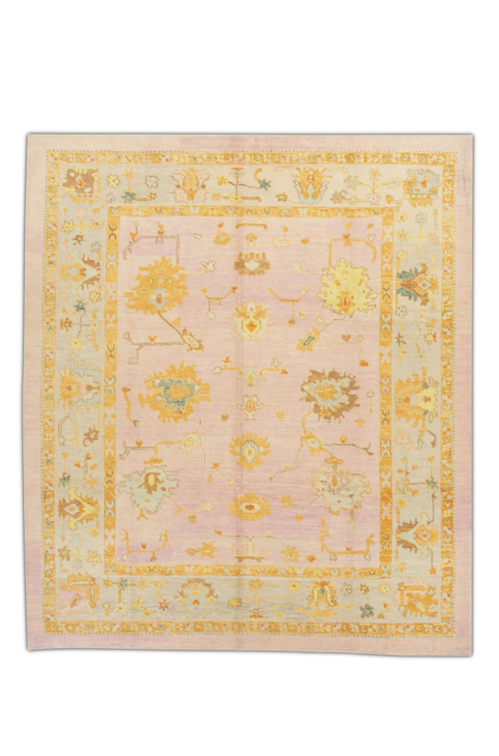 Turkish Oushak Rug 8'5" x 9'10" #378