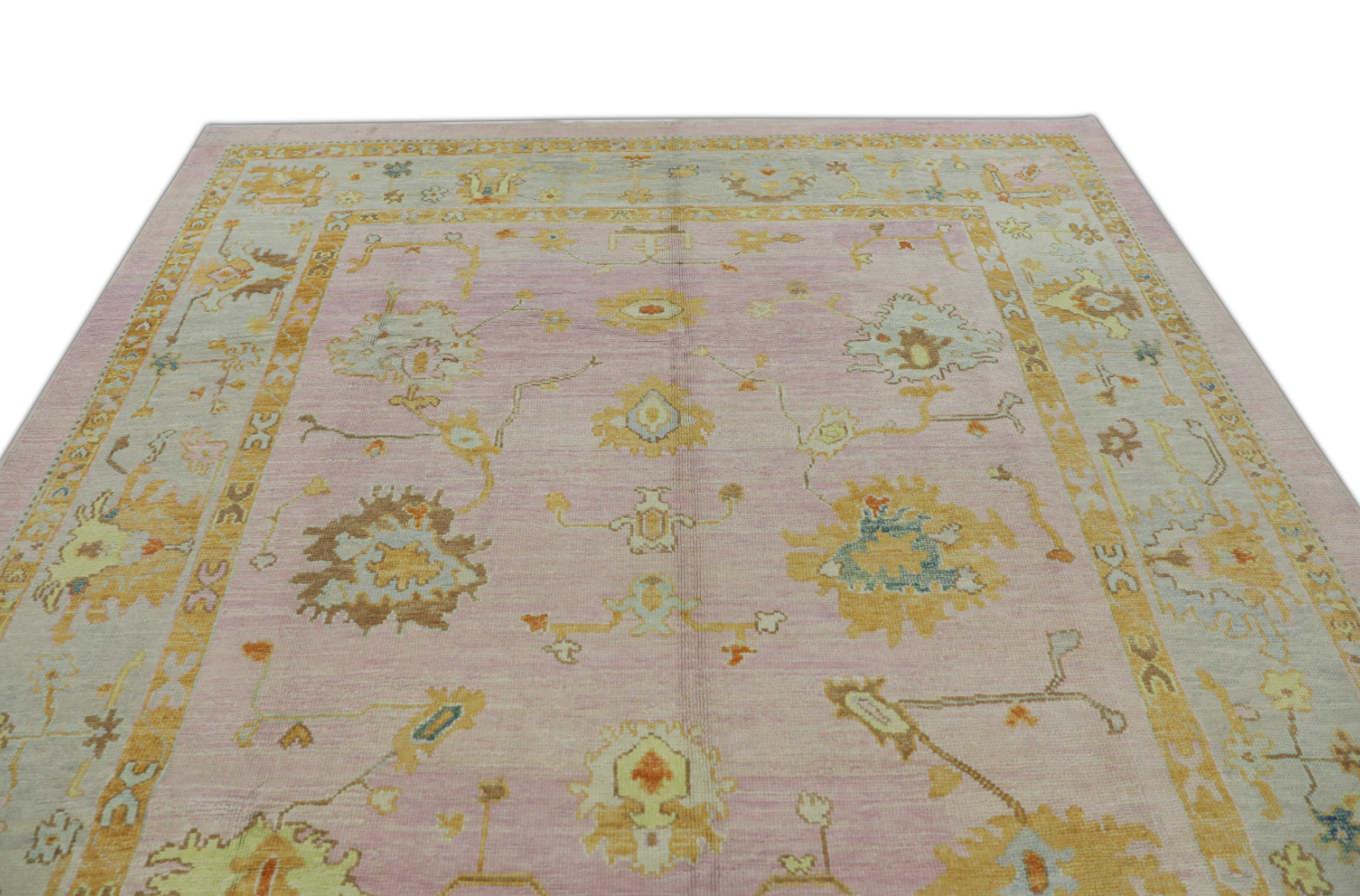 Turkish Oushak Rug 8'5" x 9'10" #378