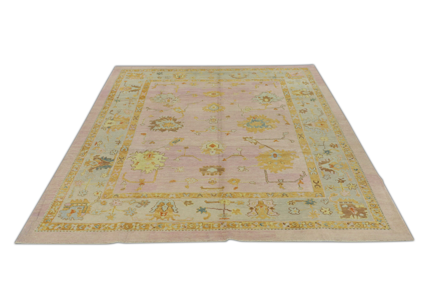 Turkish Oushak Rug 8'5" x 9'10" #378