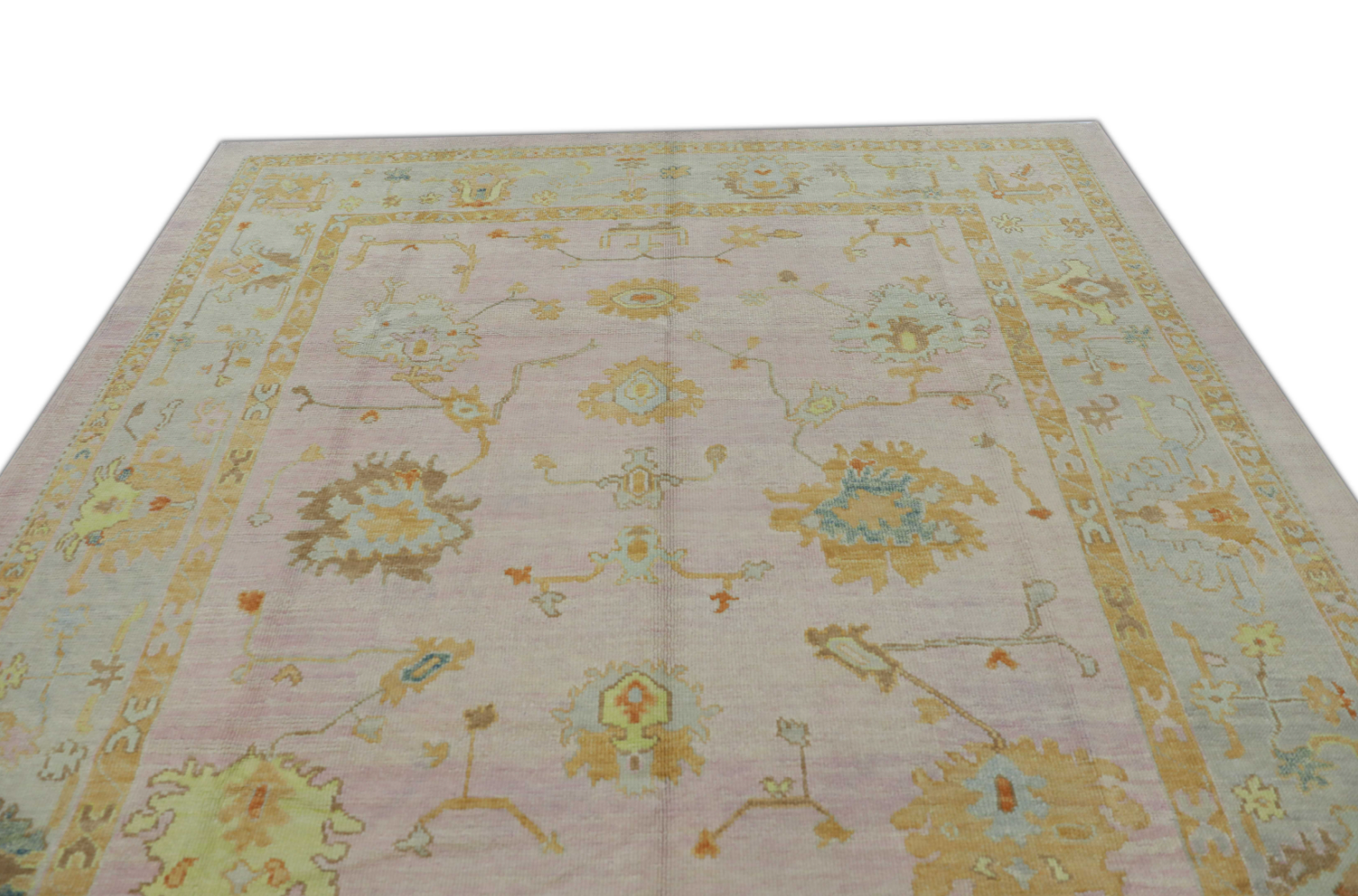 Turkish Oushak Rug 8'6" x 9'7" #375