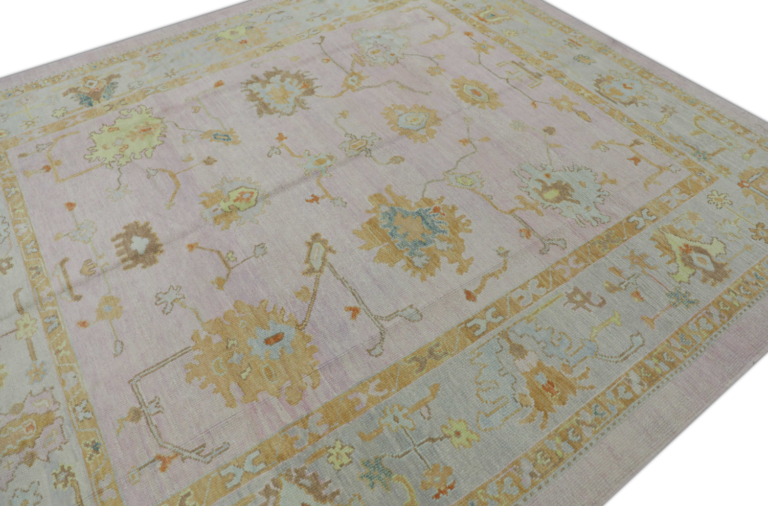 Turkish Oushak Rug 8'6" x 9'7" #375