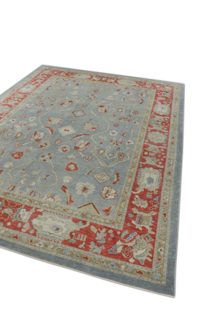 Turkish Oushak Rug 8'1" x 9'11" #2374