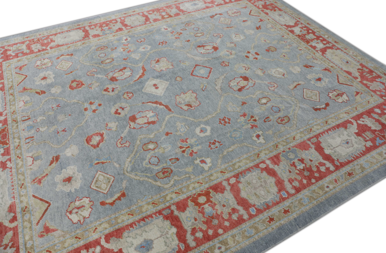 Turkish Oushak Rug 8'1" x 9'11" #2374