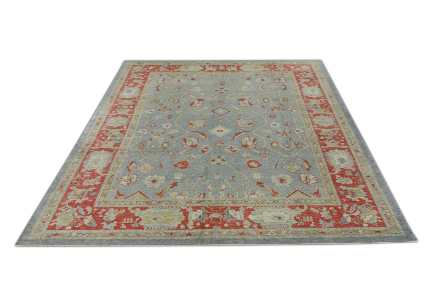 Turkish Oushak Rug 8'1" x 9'11" #2374