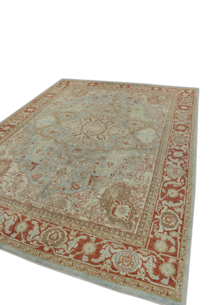 Turkish Antique Look Oushak Rug 8'6" x 11'2"  #227