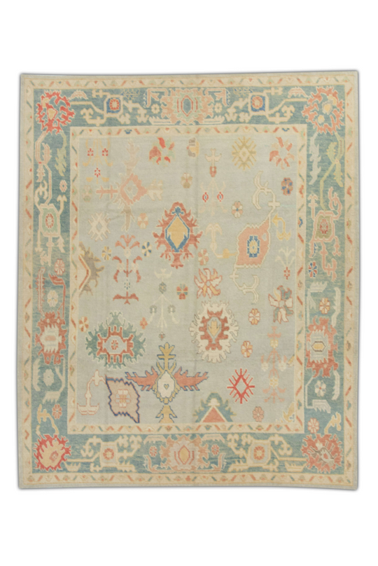 #2233 Turkish Oushak 8'4" x 9'11"