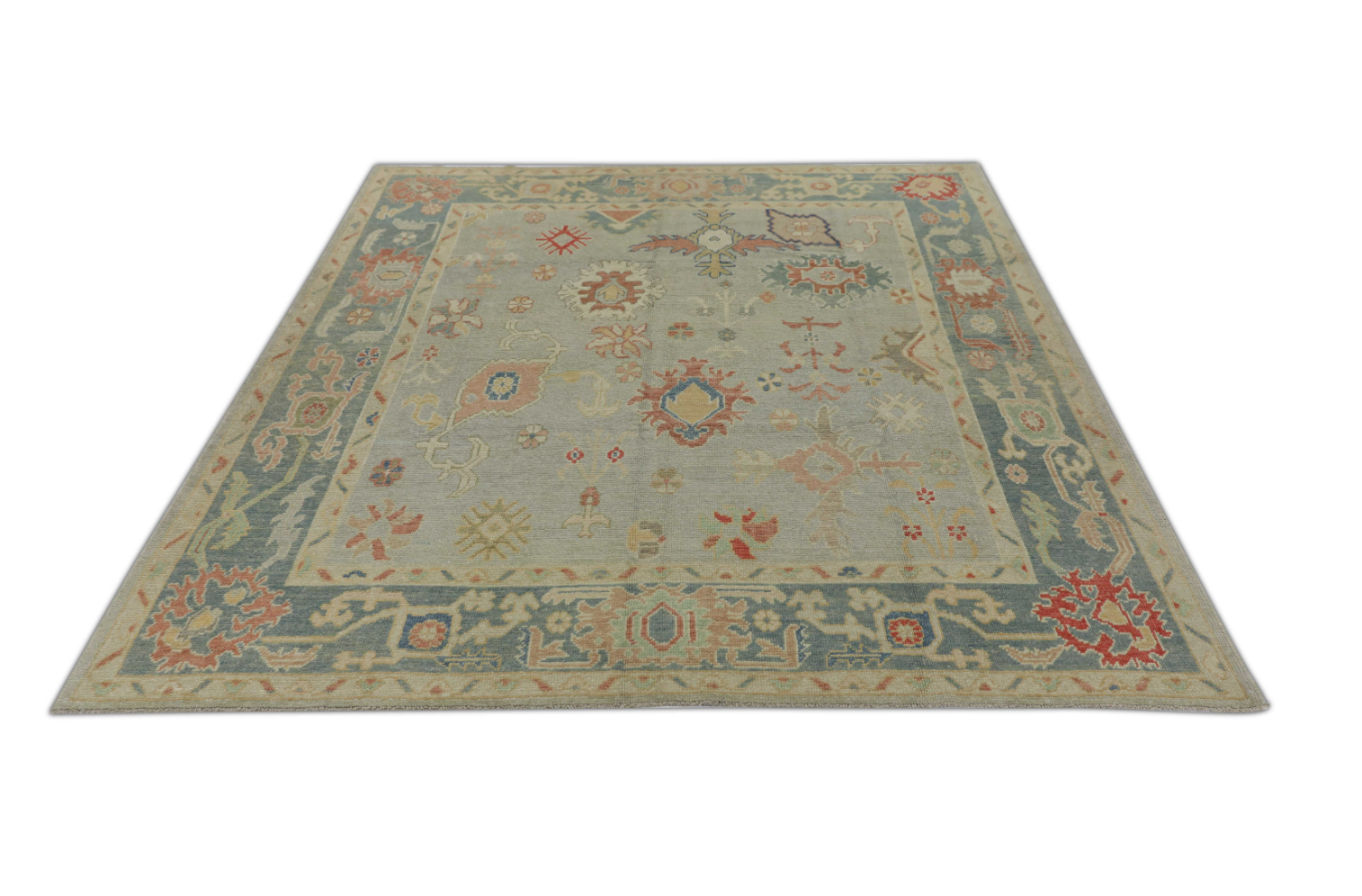Turkish Oushak Rug 8'4" x 9'11" #2233