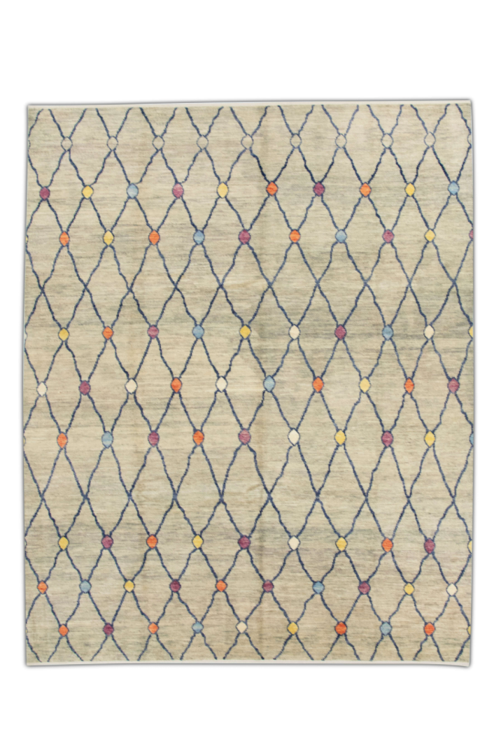Turkish Tulu Rug Hand Knotted 8'2" x 10'7" #M-1033