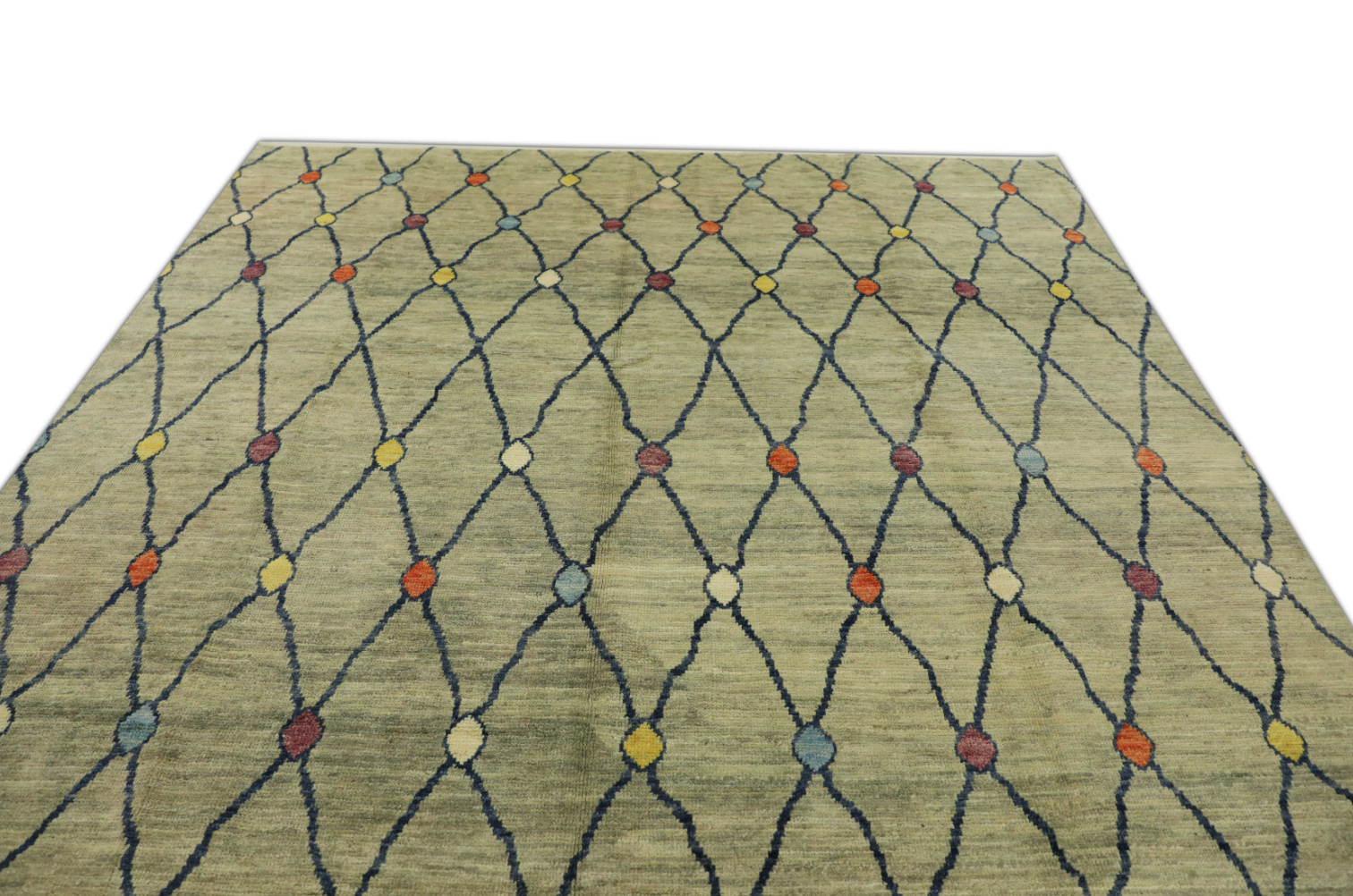 Turkish Tulu Rug Hand Knotted 8'2" x 10'7" #M-1033
