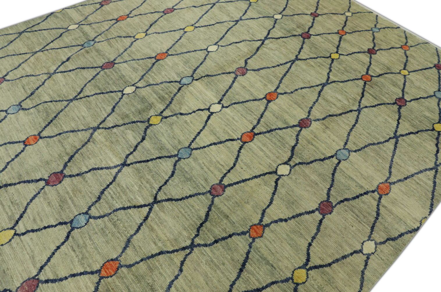 Turkish Tulu Rug Hand Knotted 8'2" x 10'7" #M-1033