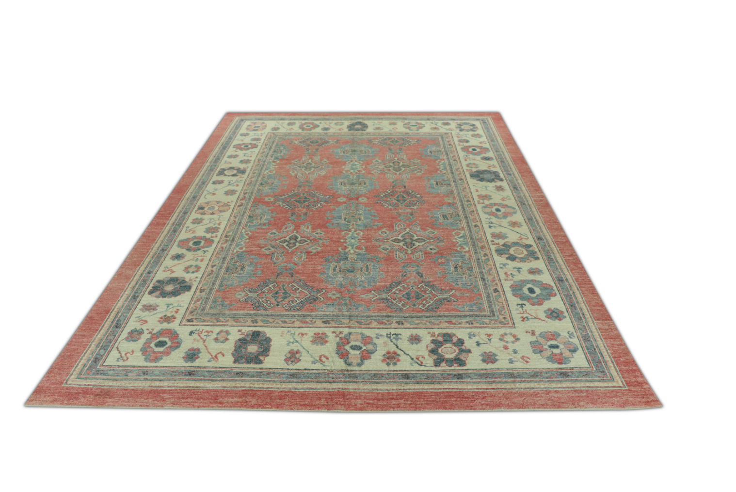 Turkish Oushak Rug 9'1" x 11'7" #1038