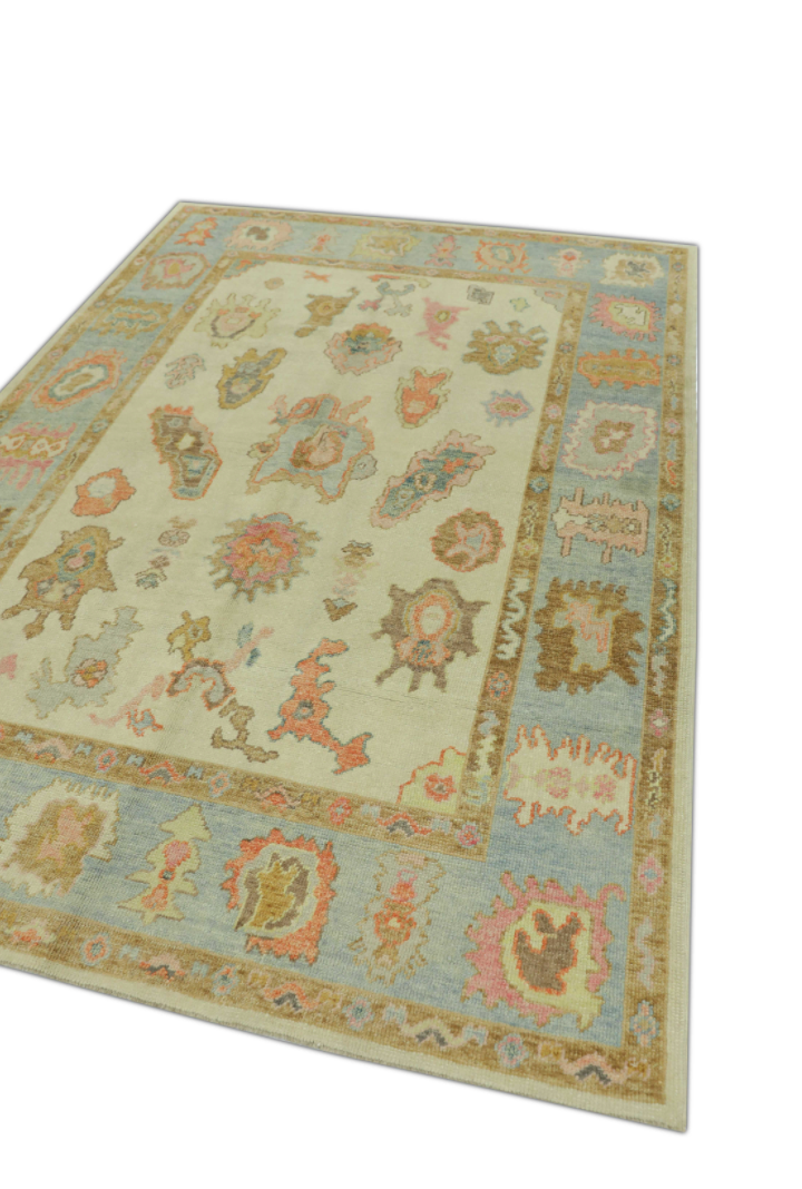 Turkish Oushak Rug 6'4" x 8'11" #437