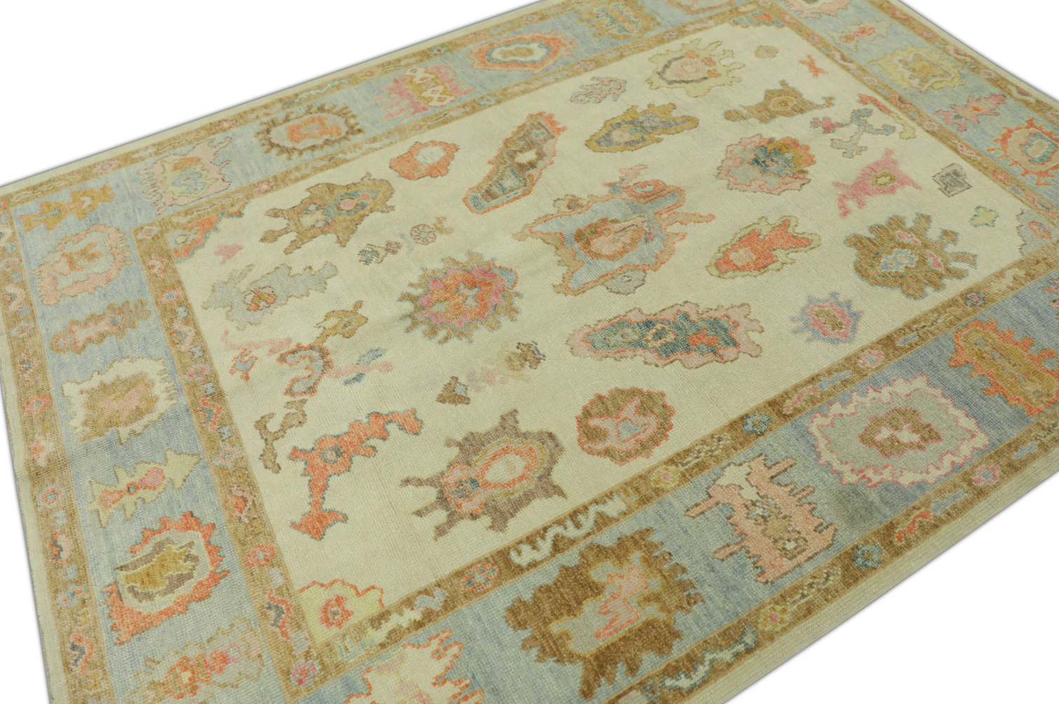 Turkish Oushak Rug 6'4" x 8'11" #437