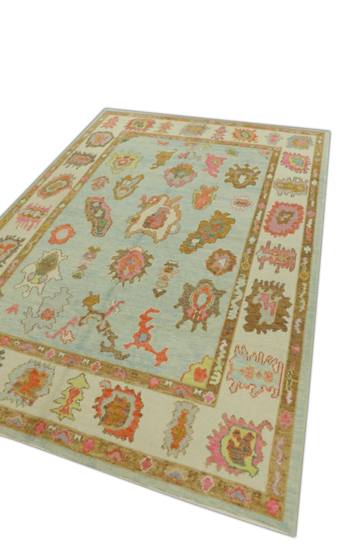 Turkish Oushak Rug 6'1" x 8'4" #427