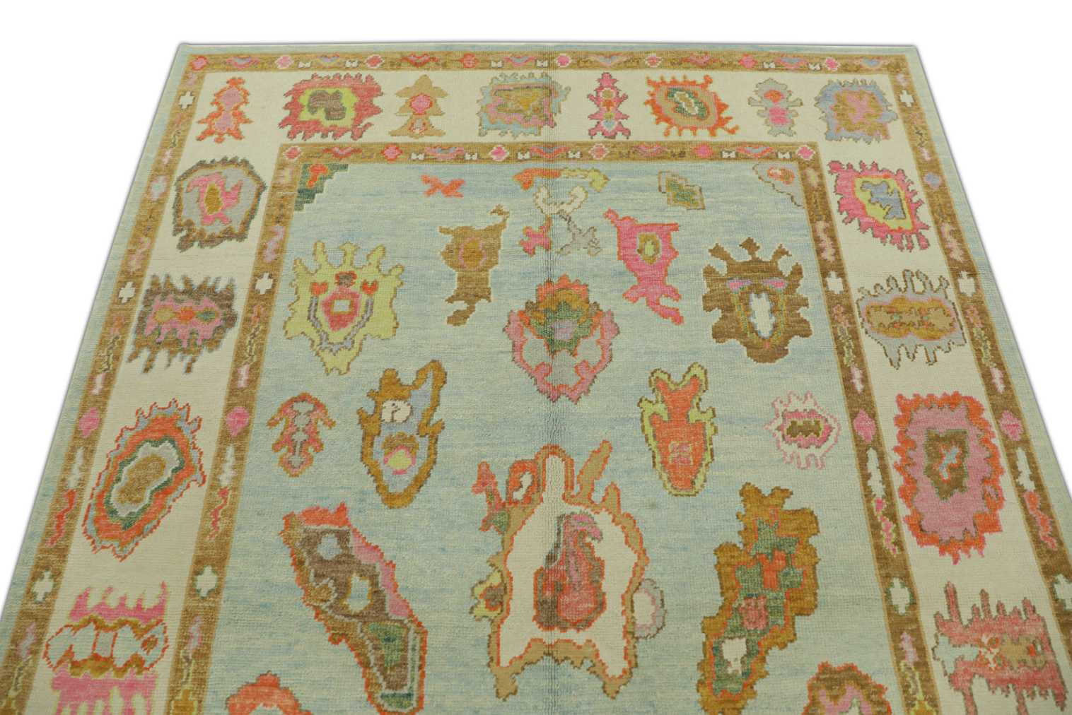 Turkish Oushak Rug 6'1" x 8'4" #427