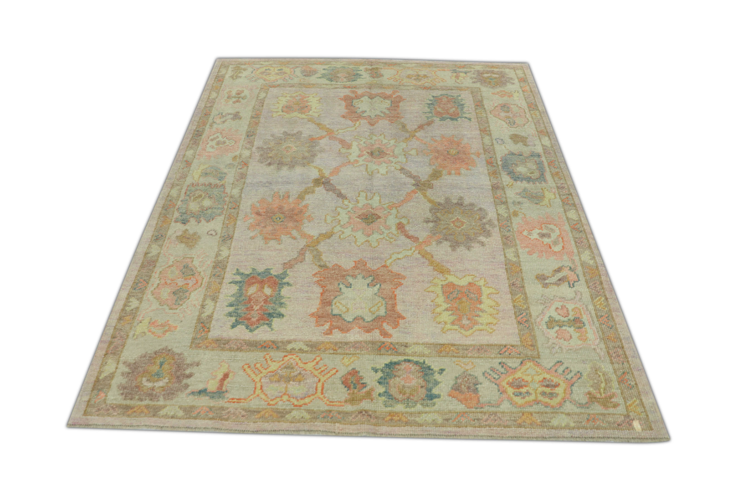 Turkish Oushak Rug 5'3" x 6'4" #902