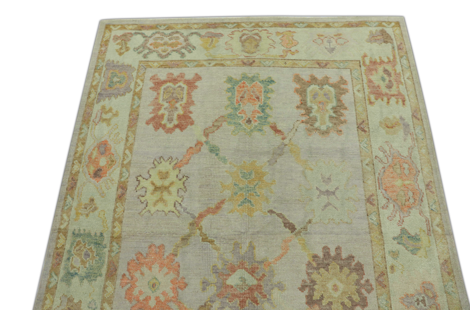 Turkish Oushak Rug 5'1" x 6'10" #930