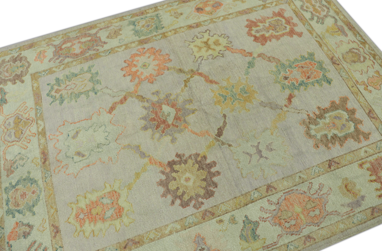 Turkish Oushak Rug 5'1" x 6'10" #930