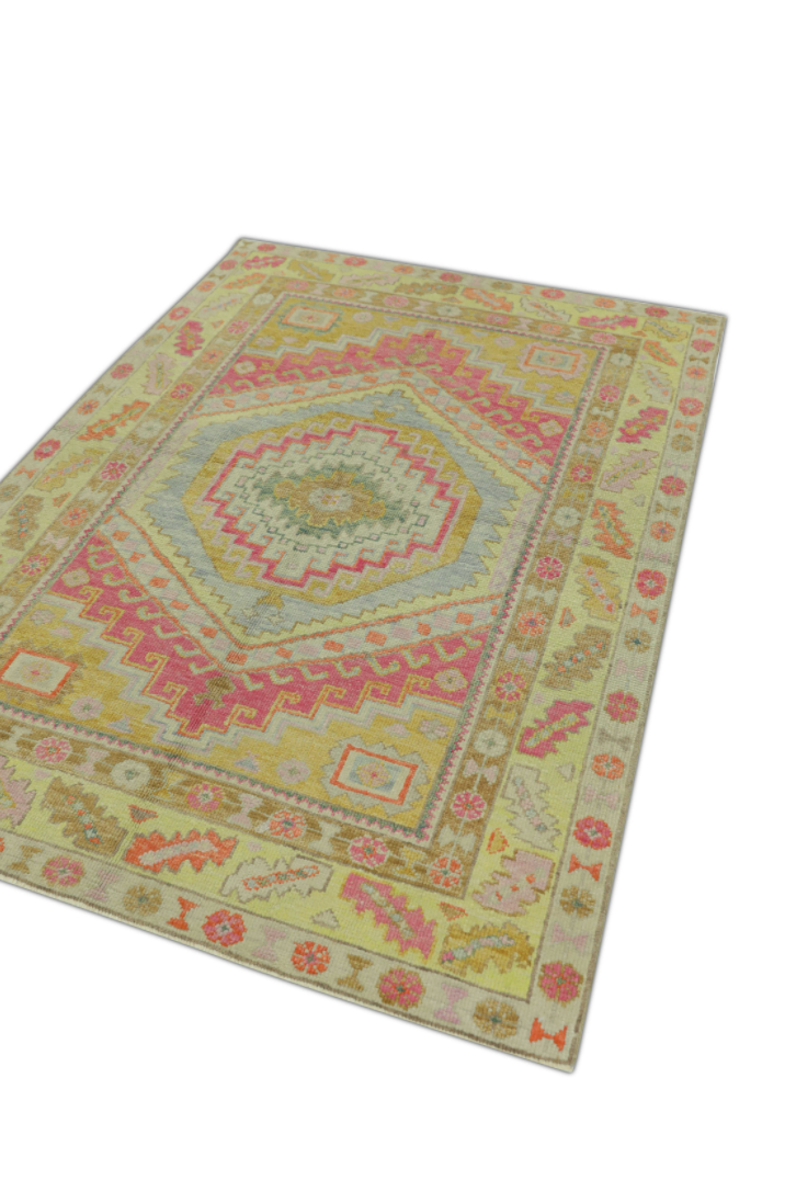 Turkish Oushak Rug 4'11" x 6'11" #545