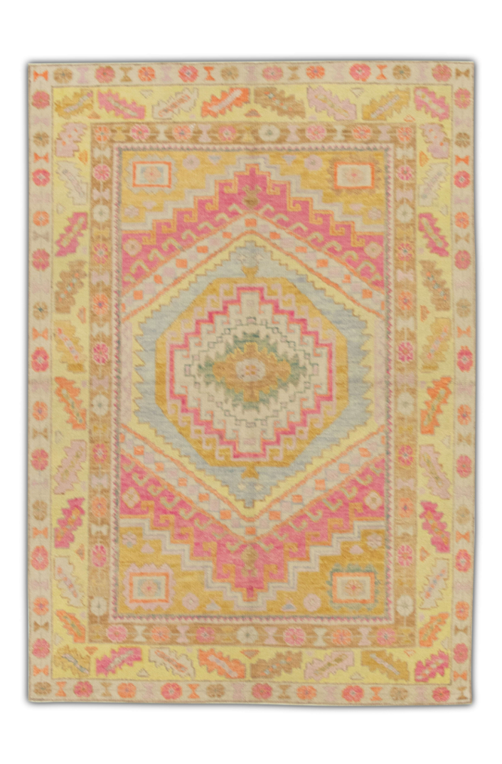 Turkish Oushak Rug 4'11" x 6'11" #545