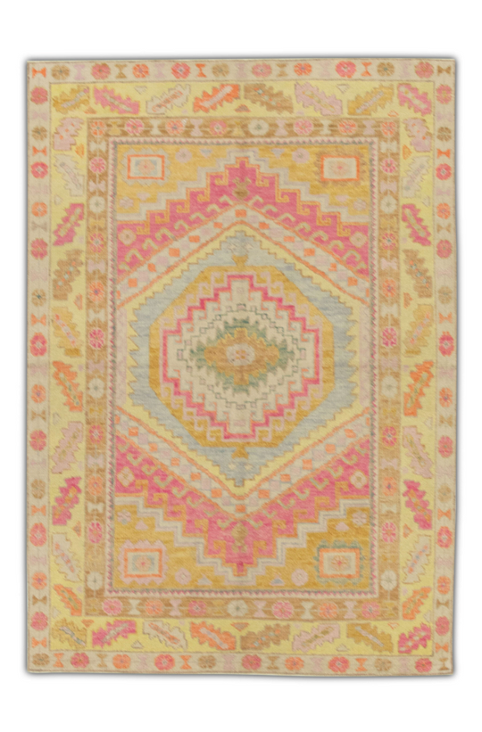 #545 Turkish Oushak 4'11" x 6'11"