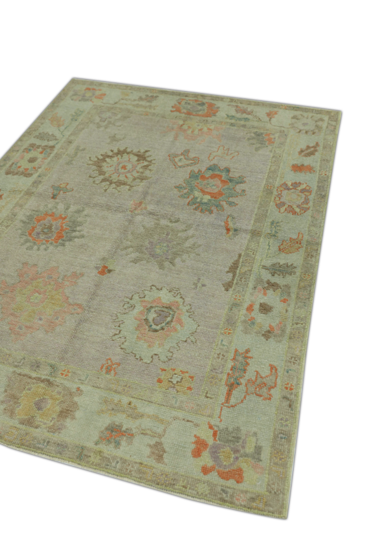 Turkish Oushak Rug 5' x 6'9" #509