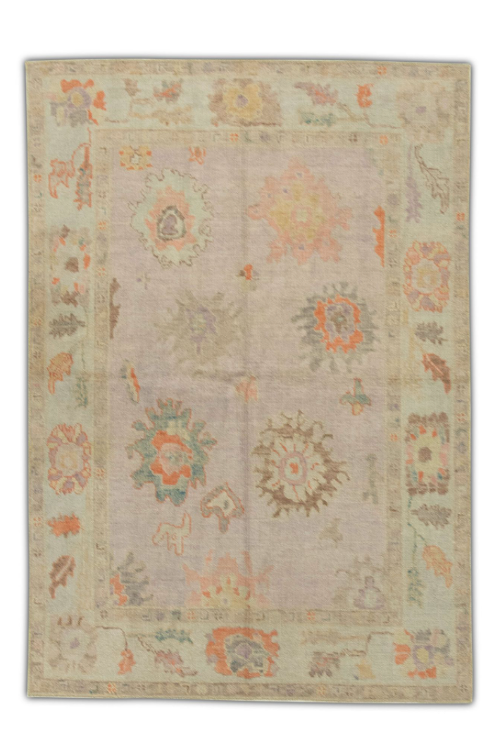Turkish Oushak Rug 5' x 6'9" #509