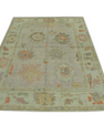 Turkish Oushak Rug 5' x 6'9" #509