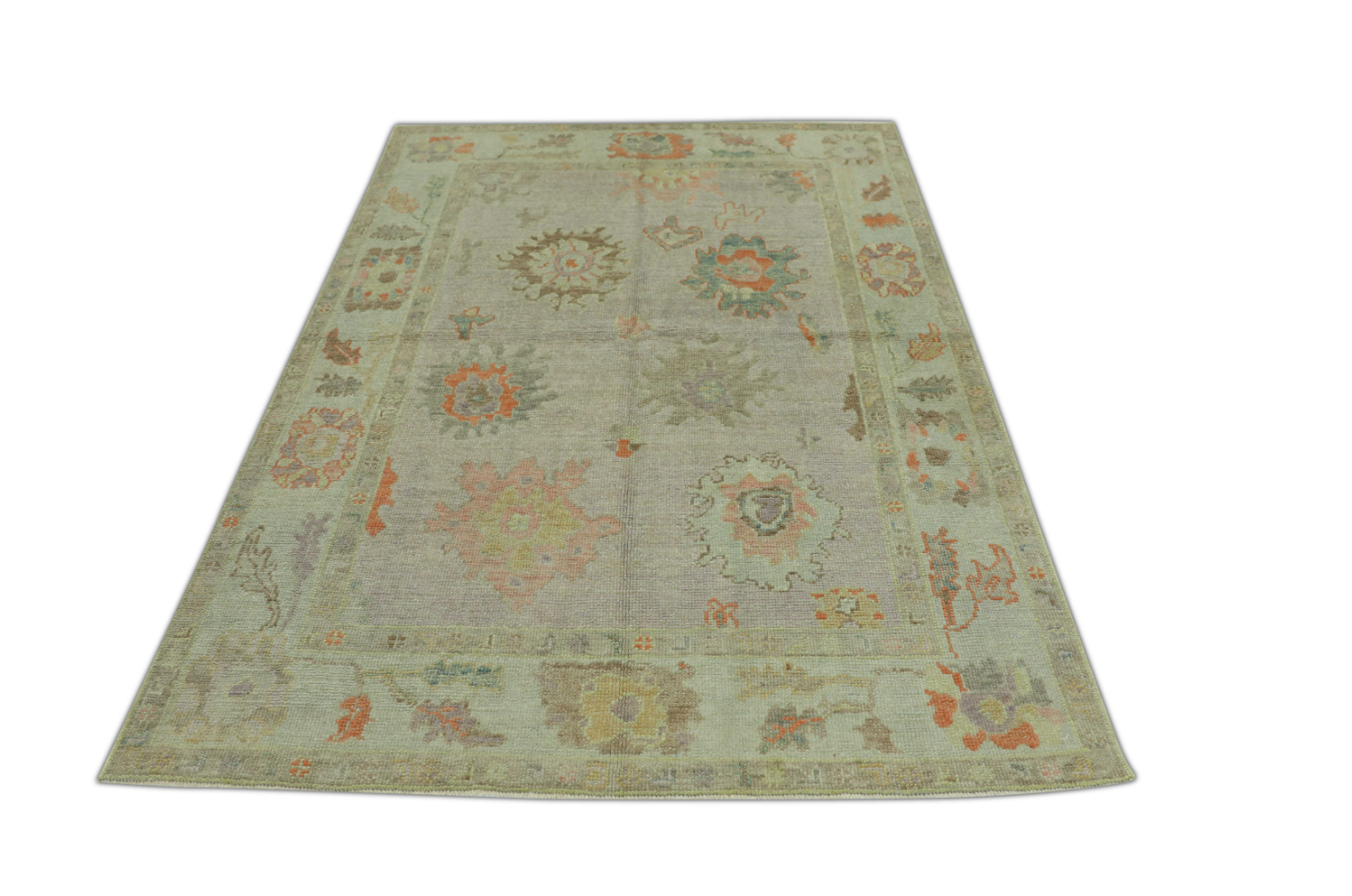 Turkish Oushak Rug 5' x 6'9" #509