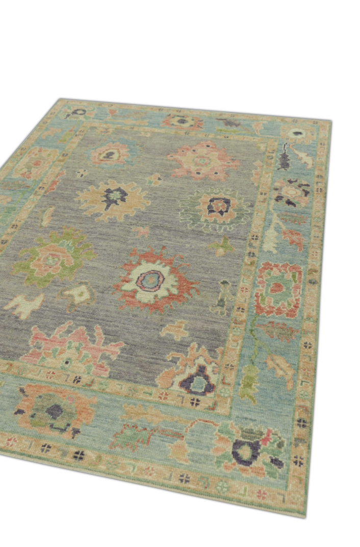 Turkish Oushak Rug 5'2" x 6'11" #2067