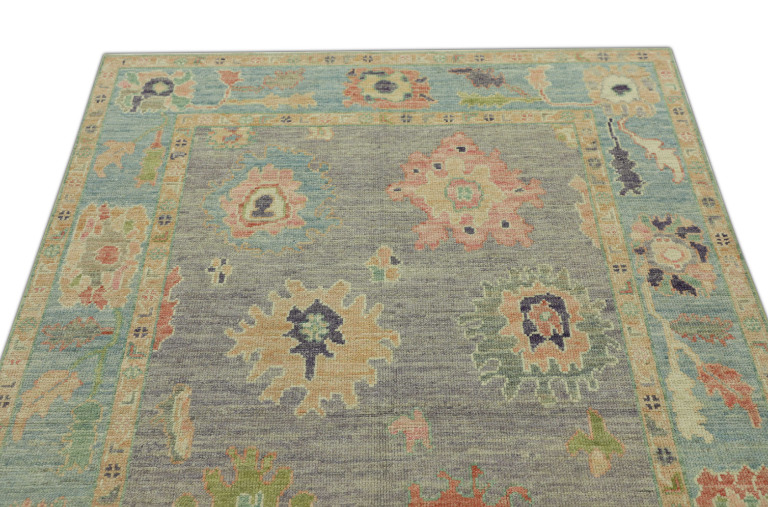 Turkish Oushak Rug 5'2" x 6'11" #2067