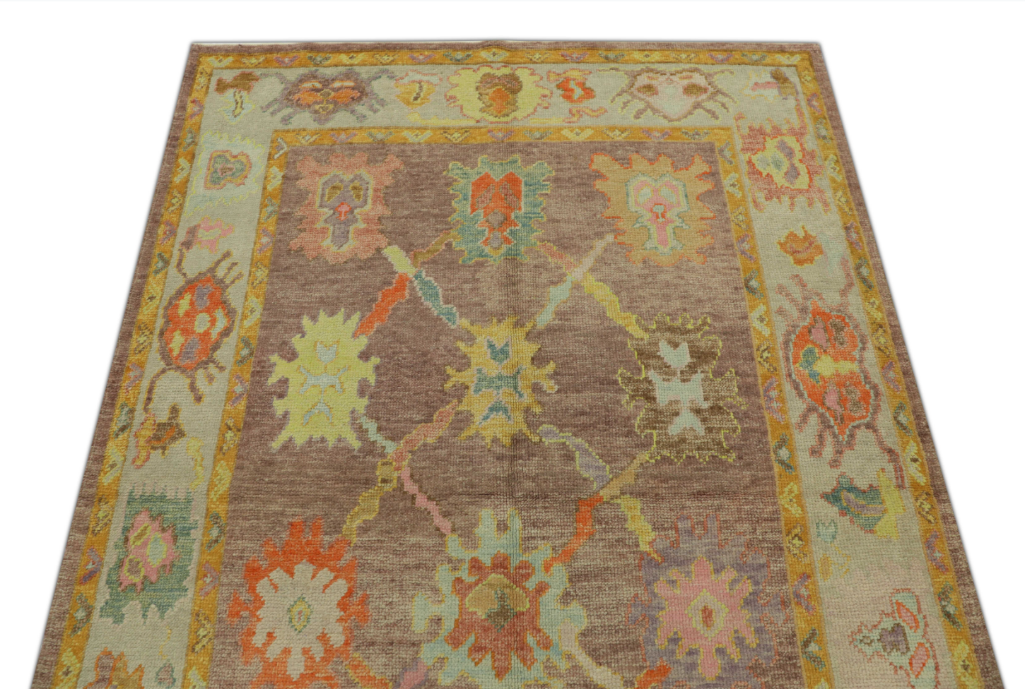 Turkish Oushak Rug 5'2" x 7'4" #553