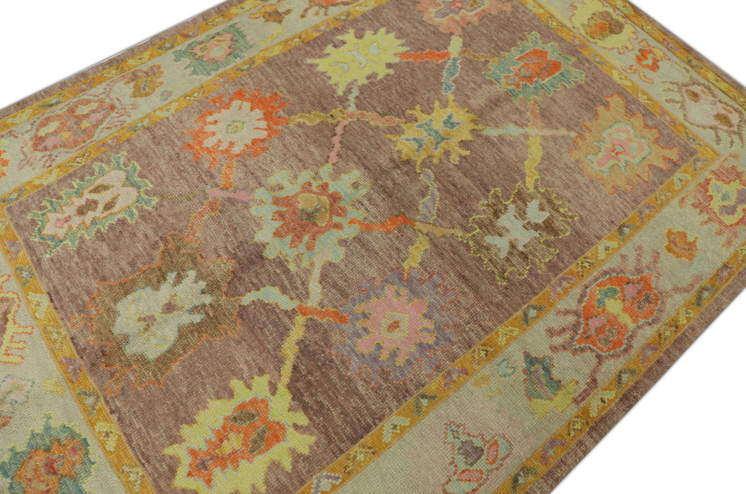 Turkish Oushak Rug 5'2" x 7'4" #553