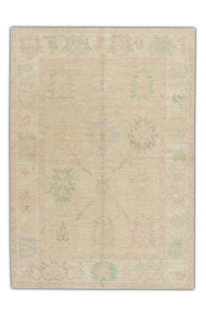 Turkish Oushak Rug 5' x 6'11" #1447