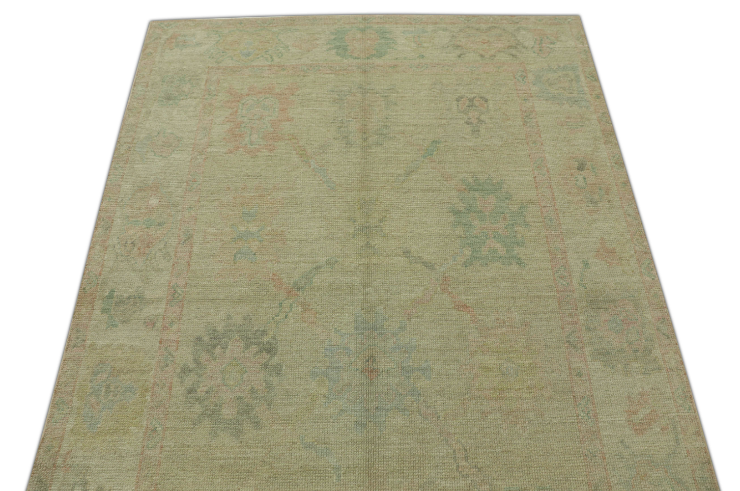 Turkish Oushak Rug 5' x 6'11" #1447