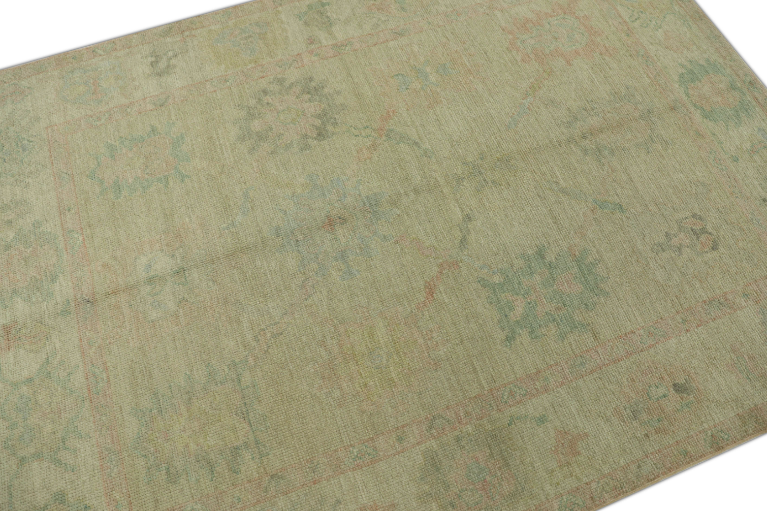 Turkish Oushak Rug 5' x 6'11" #1447