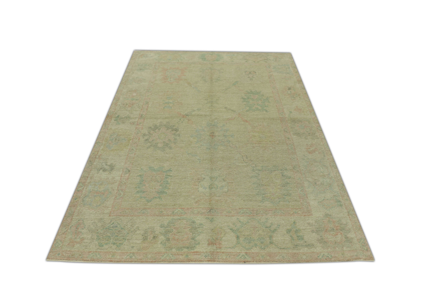 Turkish Oushak Rug 5' x 6'11" #1447