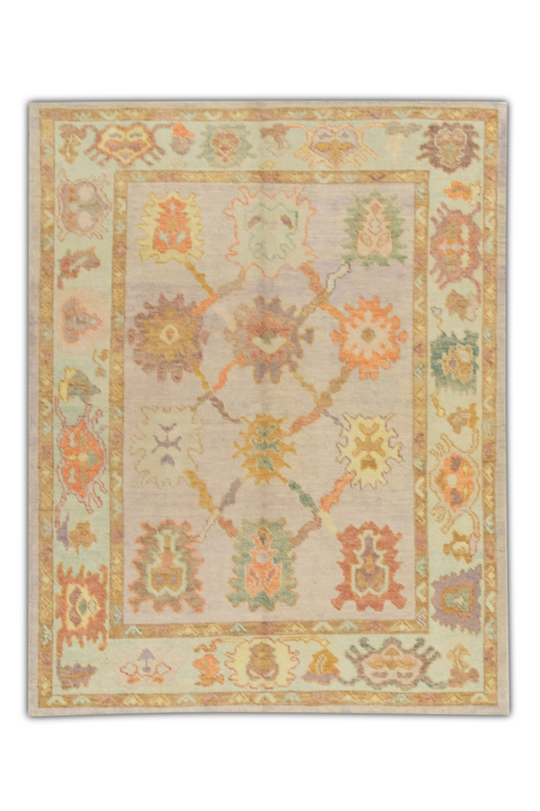 #556 Turkish Oushak 5' x 6'5"