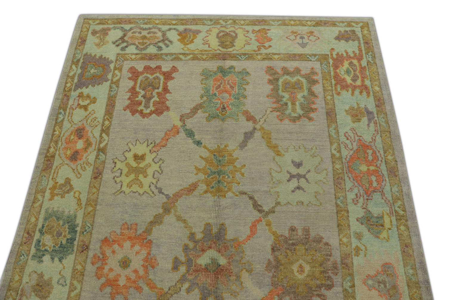 Turkish Oushak Rug 5' x 6'5" #556