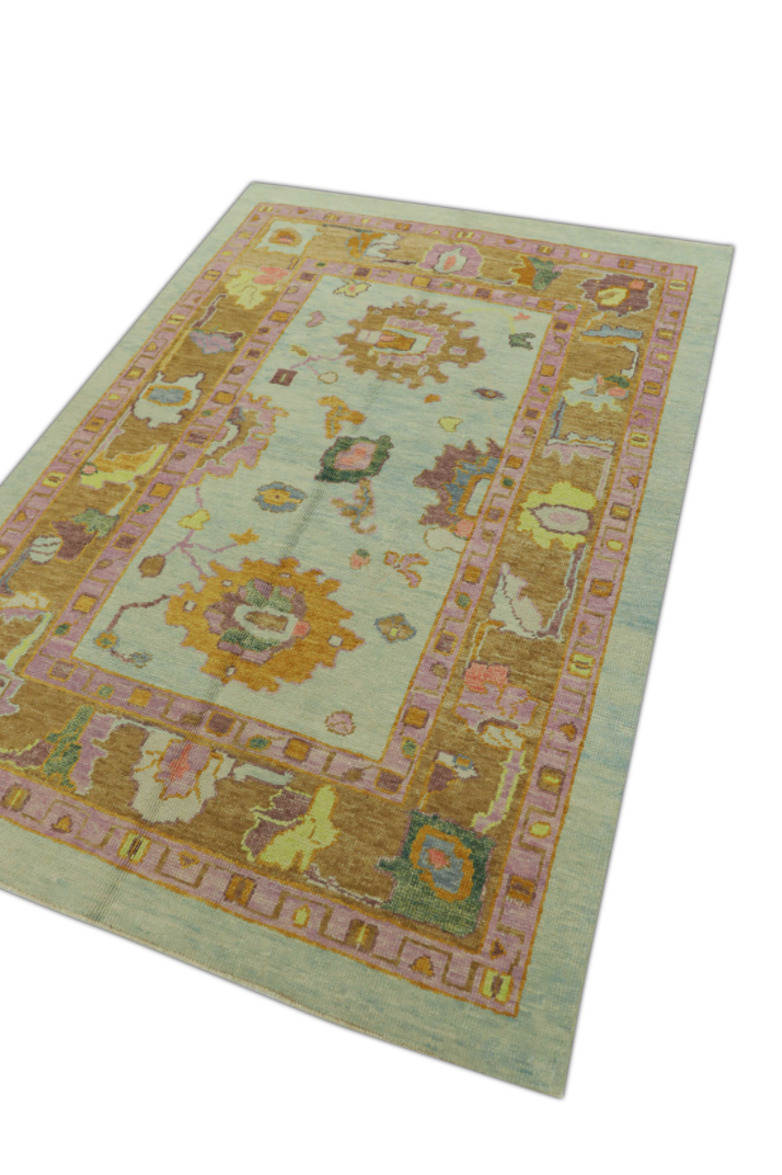 Turkish Oushak Rug 4'10" x 6'11" #559