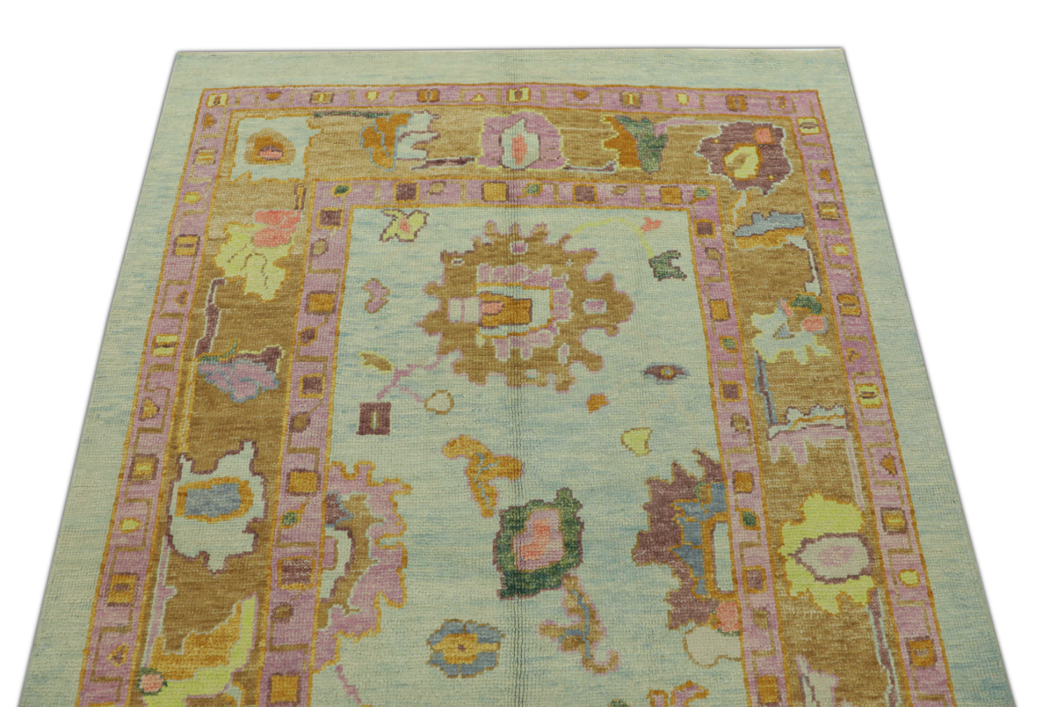 Turkish Oushak Rug 4'10" x 6'11" #559