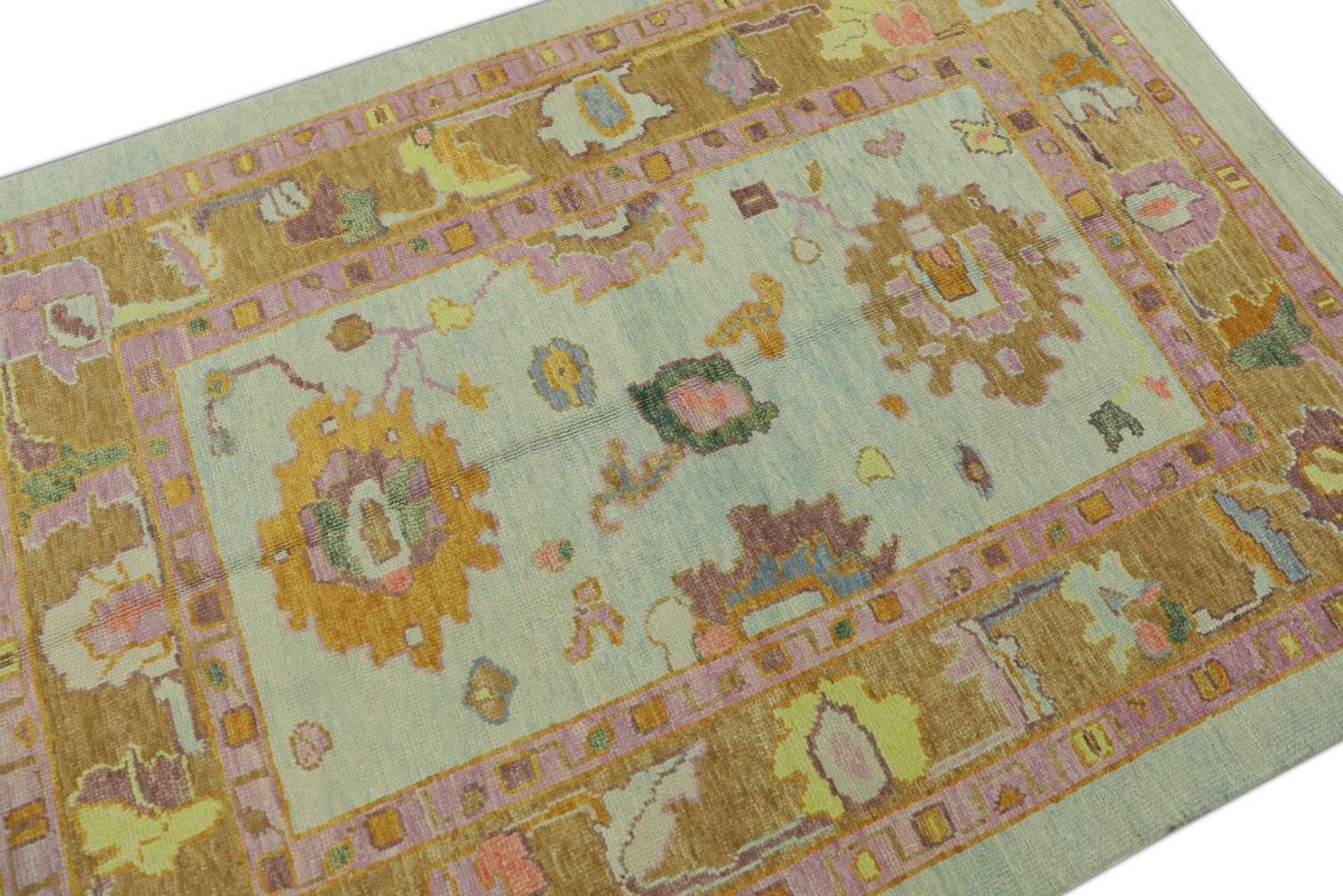 Turkish Oushak Rug 4'10" x 6'11" #559